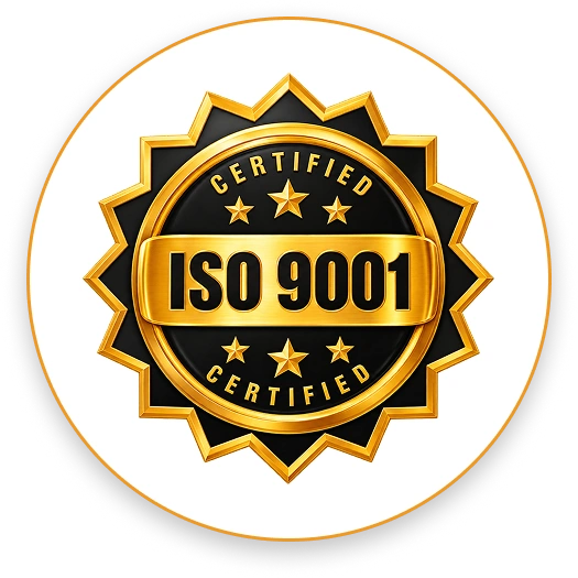 ISO 9001:2015 certified